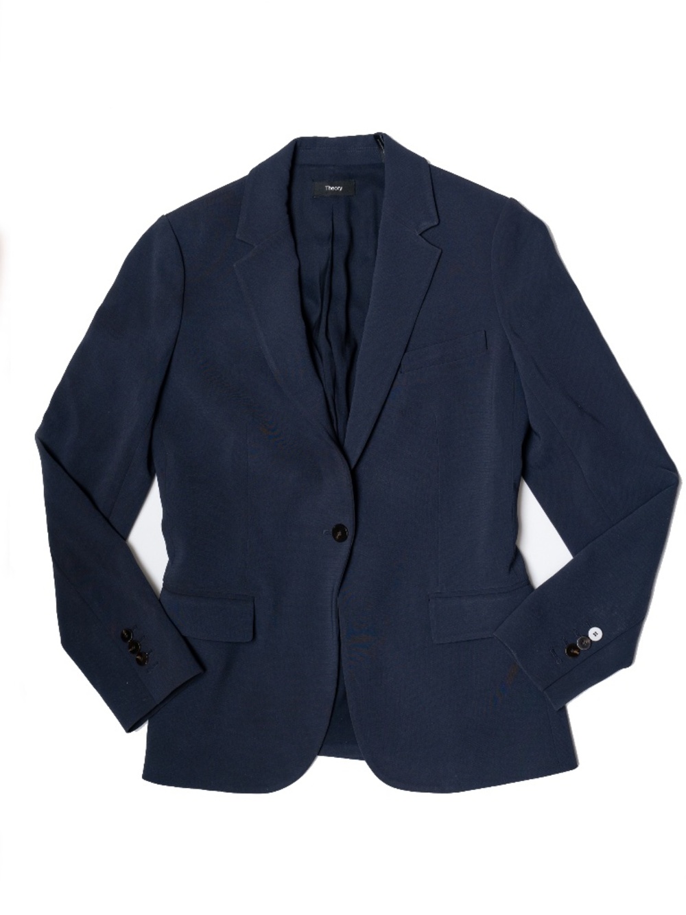 Theory Single Button Blazer Blue Navy size 4